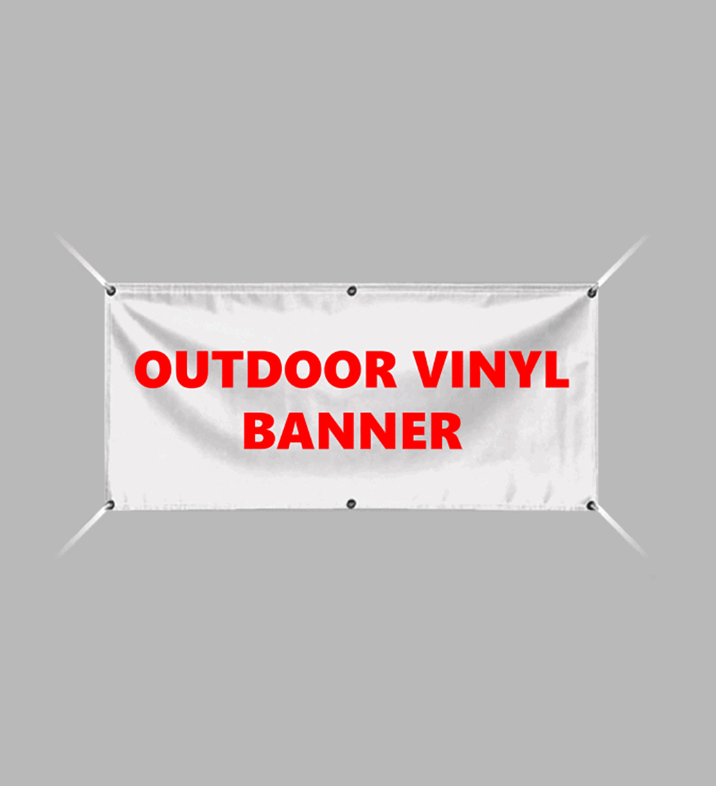 Banners Glossy Vinyl 120"x12" - 144"x96"