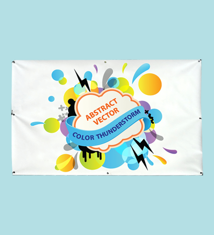 Banners Glossy Vinyl 36"x36" - 96"x96"